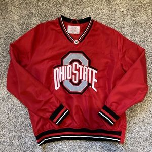 Ohio State Red Windbreaker Jacket